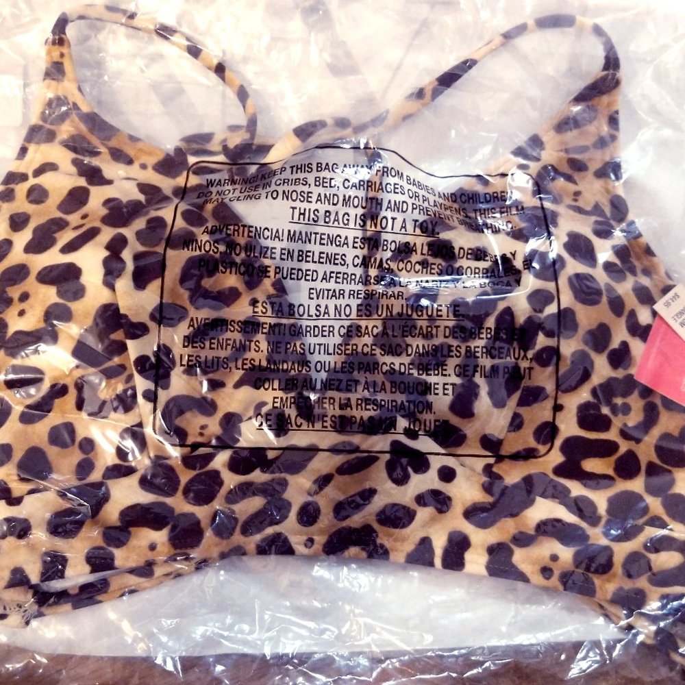 Two Piece Leopard Print/High Waist Bikini